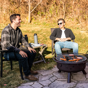 เตาย่างโลหะแบบพกพาเคลือบผงเตาย่างบาร์บีคิวสำหรับสวนกลางแจ้งลานตั้งแคมป์ทำจากเวียดนาม - Product Image 3