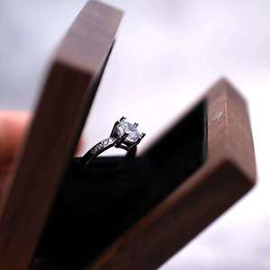 Premium Quality Wooden Ring Box with Elegant Design <b>and</b> Smooth Finish for Jewelry Display <b>and</b> Storage Available In Bulk Quantity - Product Image 4