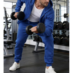 Ropa Deportiva de Algodón con Impresión Térmica de Nombre/Número Personalizado - Chándal de Gimnasio Personalizado para Hombre - Product Image 3
