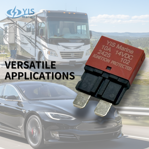 Disjoncteur de fusible à lame ATC à réinitialisation automatique DC 10A pour RV - Product Image 6