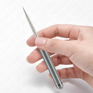 Kit d'extraction de points noirs et d'acné en acier inoxydable étanche, outils portables de nettoyage des pores avec logo personnalisé et aspiration - Product Image 3