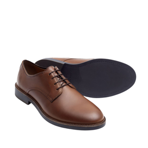 Design Casual Genuine Leather Shoes For Men Wholesale Round Toe Laceup Loafer Derby Bulk Supply - Product Image 1