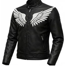 Embroidery Mens Genuine Leather <b>Jackets</b> Zip up Leather <b>Jacket</b> Black Leather Motorcycle <b>Biker</b> <b>Jacket</b> winter Leather <b>Jacket</b> Men - Product Image 3