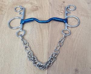 Bocados de acero inoxidable para equitación, para entrenamiento ecuestre, bocado de rienda duradero para control del caballo y equitación cómoda - Product Image 2