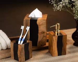 Dispensadores de Resina Epoxi Opulentos, Conjuntos de Baño que Elevan la Rutina Diaria con Elementos de Diseño para Encimeras - Product Image 1