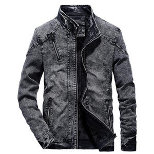 Chaqueta Bomber para Hombre, Estilo Coreano, Otoño Invierno, Corte Ajustado, Vintage, para Jóvenes - Product Image 1