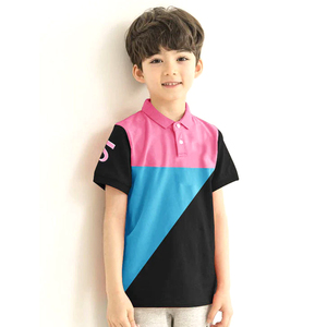 <b>New</b> Fashion Kids Boys Polo Shirts Breathable Fabric Short Sleeve Children Polo Tees Custom Brand Logo Wholesale Clothing - Product Image 1