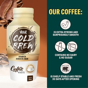 Fournisseur en gros VINUT Vietnam – Lot de 24 packs de 280 ml de café froid Smoothie à base de grains d'Arabica – Meilleures ventes – Échantillon gratuit – OEM ODM - Product Image 5