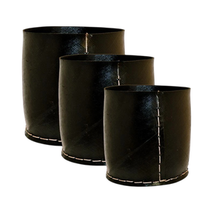 Cesta Multiusos de Caucho Reciclado, Duradera, Hecha a Mano, Maceta para Flores, Decoración Sostenible para el Hogar, Organizador de Almacenamiento para Jardín - Product Image 2