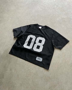 ผู้ผลิตเสื้อยืดสตรีทแวร์ทรงบ็อกซี่ พิมพ์ลายสกรีนหมายเลข 08 แบบตาข่ายหนา คุณภาพสูง รับผลิตตามสั่ง (OEM) สำหรับเสื้อฟุตบอล - Product Image 2