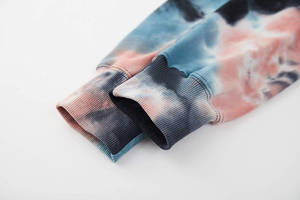Sweat-shirts thermiques unisexes tie-dye personnalisés, à capuche, élégants, 100% coton, séchage rapide, vente en gros, tissu polaire doux, vêtements d'hiver en solde - Product Image 5