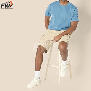 T-shirts pour hommes OEM, écologiques, respirants, coupe ajustée, style streetwear, polyester/coton, manches longues, col en V, design de logo personnalisé - Product Image 5