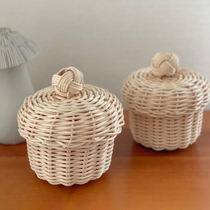 Conteneurs de rangement de qualité supérieure directement de l'usine, boîtes de rangement en rotin à prix avantageux, boîte-conteneur économique - Product Image 5