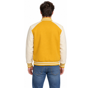 Chaqueta Varsity Personalizada para Hombre, 100% Lana Chenille, Fabricante Mayorista, OEM, ODM, Marca Privada, Proveedor de Ropa Deportiva al por Mayor, Exportación de Prendas - Product Image 2