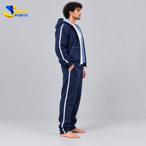 <b>Top</b> Selling Men Double <b>Layer</b> Tracksuit Made with Durable Fabric Offers Comfortable Fit Warm Feel Men Double <b>Layer</b> Tracksuit Set - Product Image 2
