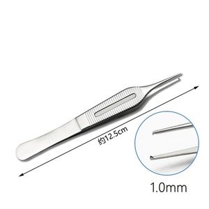 Pinzas Edison con dientes para cartílago, pinzas de gancho para tejido y pinzas de vientre hinchado - Set de instrumentos manuales para cirugía general (Certificado MOL) - Product Image 6