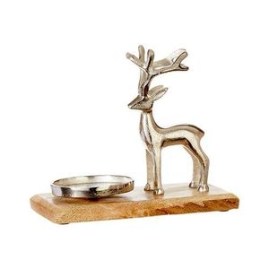 Portavelas Rústico, Adorno Festivo para Centros de Mesa, Decoración de Repisas, Eventos de Boda y Celebraciones Invernales - Product Image 3