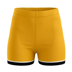 Unisex Custom Sublimated <b>Volleyball</b> Jersey <b>Set</b> Yellow Black Regular Short Sleeve Moisture Wicking Team Apparel Plus Size Adult - Product Image 4