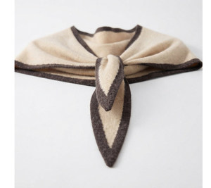 <b>Knitted</b> Polyester Square Shawl Women Stylish Crossover <b>Cape</b> Lightweight Outerwear Yarn Scarf Faux Collar Versatile Neck Warmer - Product Image 3