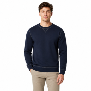 Ensemble de survêtements d'hiver pour hommes avec logo, en polyester/coton, coupe oversize, écologique, 350g, respirant, couleur unie - Product Image 1