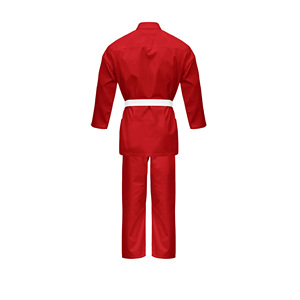 Uniforme de Judo Rojo para Hombre, 100% Algodón, con Logotipo Frontal, Corte Regular, Talla Adulto, Duradero, Teñido Liso, Impresión por Transferencia de Calor - Product Image 3
