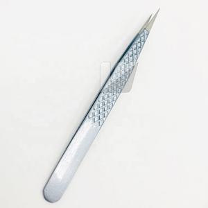 แหนบขนตาปลอมสีน้ำเงินทนทานมีโลโก้แบบปลายแหลมปรับแต่งได้ตามต้องการ - Product Image 3