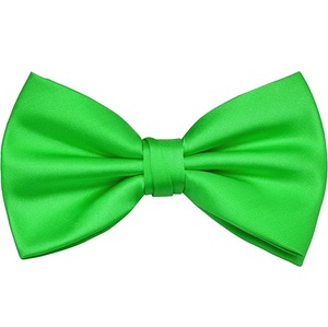 Noeuds papillon brodés tendance pour hommes, couleur unie, en soie respirante, durables, pré-noués, ajustables, faits à la main, personnalisables, séchage rapide - Product Image 3