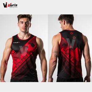 Traje de Maratón Personalizado para Equipos Deportivos de Verano, Ropa de Running sin Mangas, Ligera, Transpirable y de Secado Rápido, Sublimación para Atletismo - Product Image 2