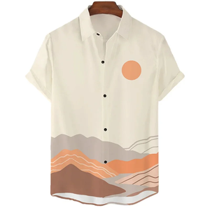 Camisa de Cactus del Desierto para Hombre, Estampado 3D, Camisa Hawaiana de Verano, Estilo Harajuku, Blusa de Moda, Manga Corta, Ropa de Playa para Vacaciones - Product Image 2