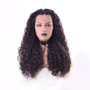 Perruques de dentelle avant droites en os 100% cheveux de vison haute densité 180 perruques cheveux naturels I conseils pour les femmes noires Extension de cheveux bruts - Product Image 1