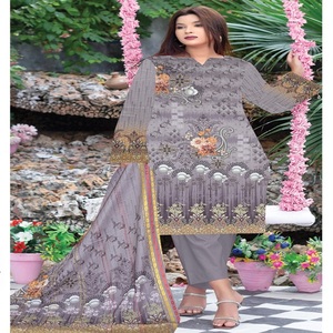 AF ชุดสูท panjabi สำหรับผู้หญิง3ชิ้น lehenga choli เย็บตามสั่งในสนามหญ้าเสื้อผ้าอินเดียและปากีสถาน - Product Image 5