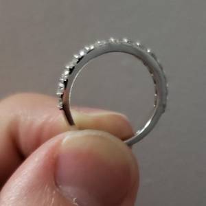 18KT Gold 0.75 CT Lab Grown Diamond Band <b>Ring</b> Women | IGI Certified Elegant Wedding Party Anniversary <b>Ring</b> | Stackable Bridal - Product Image 4