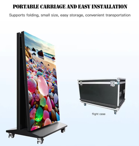 Pantalla LED Portátil con Ruedas P1.86 P2 P2.5, Plegable, para Carteles, Pantalla Digital para Publicidad en Interiores, Venta al Por Mayor - Product Image 5