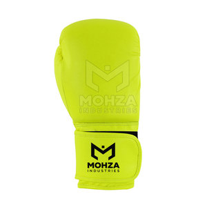 Gants de boxe en cuir de haute qualité pour Muay Thai MMA avec logo personnalisé, légers et respirants, en stock - Product Image 3