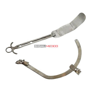 Juego de Instrumentos Ortopédicos de Acero Inoxidable de Grado Quirúrgico Profesional: Raspador de Costillas Doyen, Elevador de Huesos y Retractor Bucal - Product Image 1