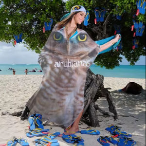 Kaftan imprimé pour femmes avec détails de col soignés, kaftan fluide pour femmes avec des imprimés audacieux, mode féminine - Product Image 3