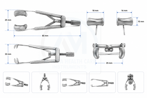 เครื่องมือผ่าตัดตา AL MIDA AMHC-R-468 แบบดึงกลับได้ ได้รับการรับรองมาตรฐาน CE ระดับ I ใช้งานด้วยมือ จับง่าย - Product Image 5