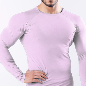 Camiseta Deportiva de Manga Larga para Hombre con Protección UV, Camiseta Deportiva de Secado Rápido para Gimnasio y Entrenamiento - Product Image 3