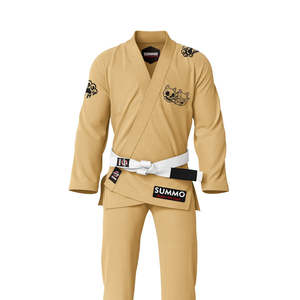 Uniforme de Jiu-Jitsu Profesional Personalizado Negro, Ligero, de Algodón Elástico de 440g, para Entrenamiento, Hombres y Mujeres - Product Image 4