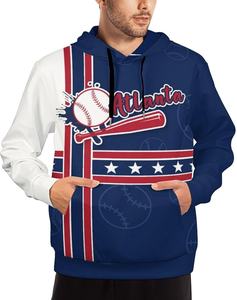 Sudaderas con Capucha Sublimadas 100% Poliéster, Sudaderas con Capucha para Otoño, Ecológicas, Transpirables, Ropa Deportiva Informal - Product Image 2