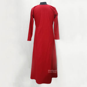 Túnica medieval de algodón rojo para mujer, disfraz vikingo de manga larga, disfraz de caballero guerrero renacentista, fiesta de Halloween y Navidad - Product Image 3