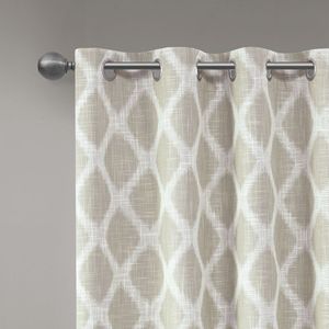 Pannello Tenda Oscurante Stampata Ikat Nera, Pezzo Singolo per Finestra e Copertura - Product Image 6