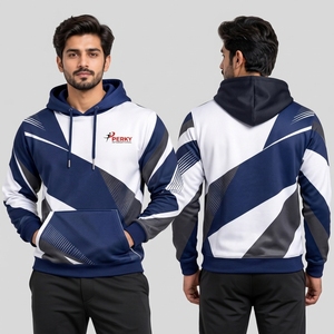Breathable Textile Vibrant Graphic Printing Relaxed Shoulders Smooth Texture <b>Men</b> Sublimation <b>Hoodie</b> Designed With <b>Lightweight</b> - Product Image 6