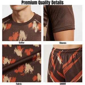 ผู้จัดจำหน่ายชุดฟุตบอลขายส่ง ชุดทีมฟุตบอลแบบกำหนดเอง เสื้อฟุตบอลผ้าตาข่ายโพลีเอสเตอร์ระบายอากาศได้ดี - Product Image 5