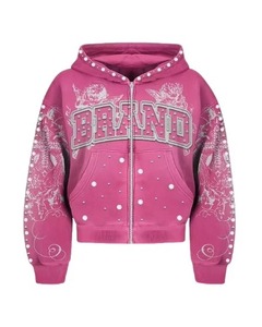 Sudadera con Capucha de Alta Calidad para Hombre, Personalizada con Logotipo en Impresión 3D Puff, Talla Estadounidense, 100% Algodón, Impresión DTG - Product Image 1