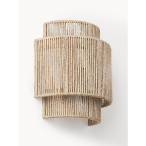 3-Tier Jute Pendant Lamp Eco-Friendly Natural Fiber <b>Rope</b> Wall Lamp for Bedside Living Room And Hotel Project <b>Lighting</b> Wholesale - Product Image 1