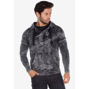 เสื้อฮู้ดดี้และเสื้อสเวตเชิ้ตผู้ชายสำหรับฤดูหนาว ผ้าฝ้าย 100% ซักกรด ทรงโอเวอร์ไซส์ หนานุ่ม พร้อมโลโก้สั่งทำ ระบายอากาศได้ดี แห้งเร็ว - Product Image 1