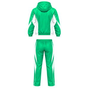 Wholesale Mens Athletic Training Suit Hooded Full Zip <b>Sports</b> Jacket and Matching Jogging <b>Trousers</b> for Gym Workout Running - Product Image 2