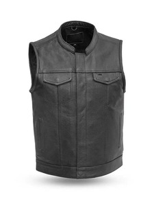 <b>Men</b>’s Blaster Leather Vest - Product Image 1