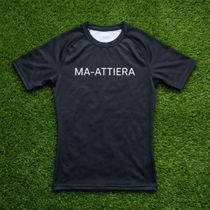 Camiseta de Compresión de Manga Corta para Hombre, Negra, Texturizada, Deportiva, para Gimnasio, Fitness, Running, Entrenamiento, Ropa Deportiva, Capa Base de Alto Rendimiento - Product Image 5